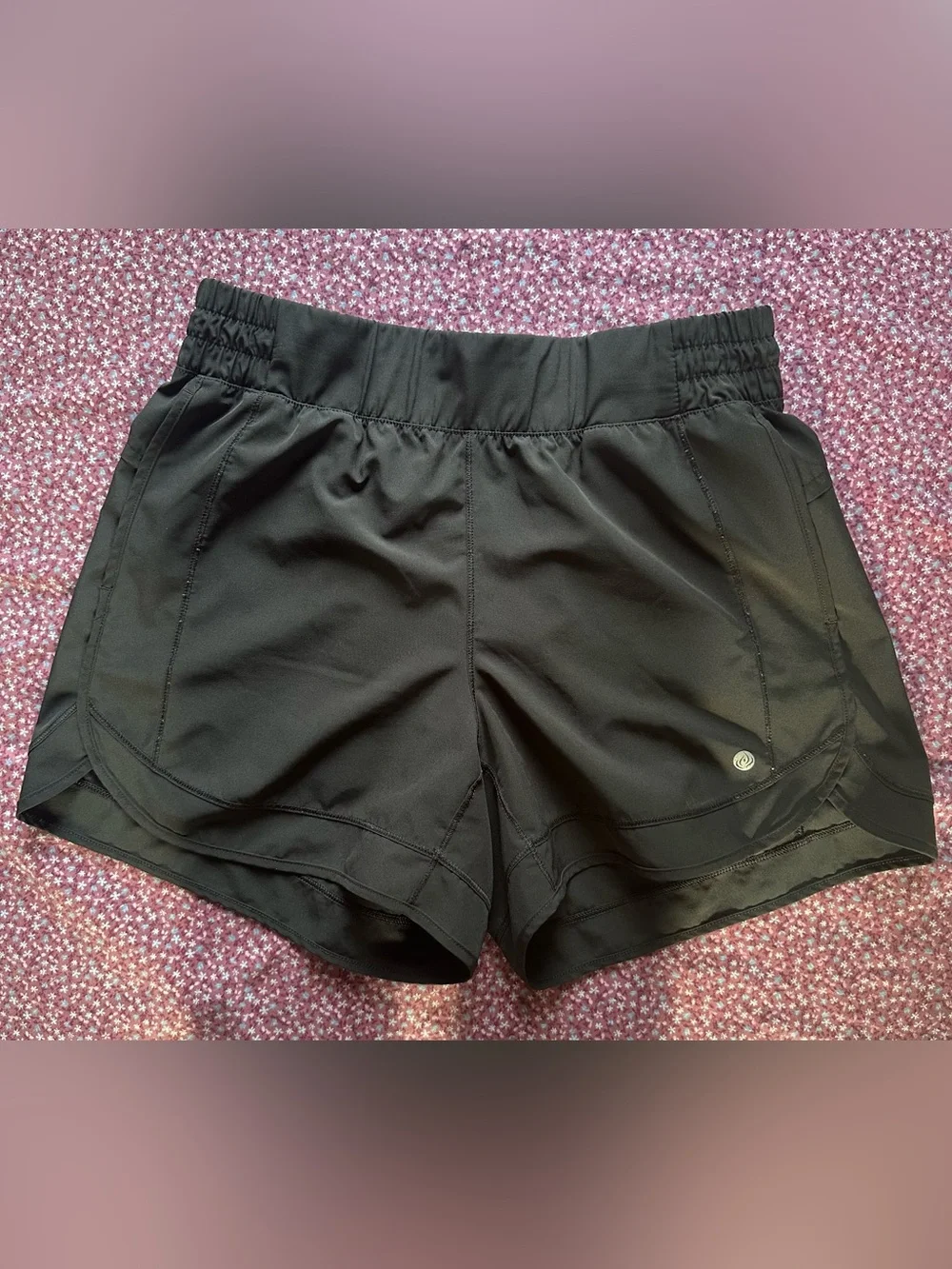 Apana Black Women's Athletic Running Shorts